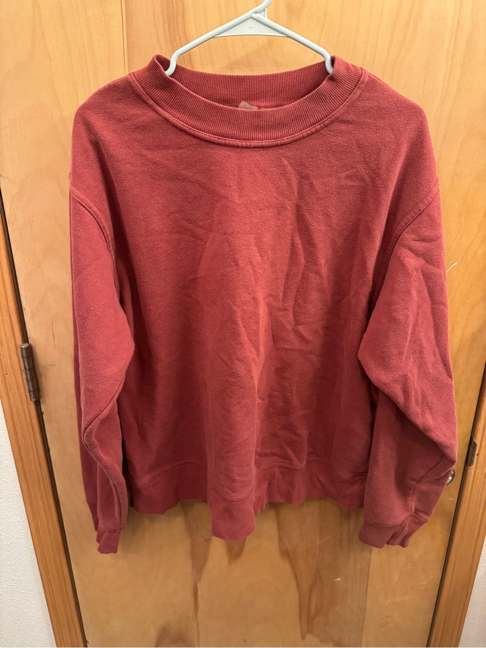 dip Rust Red Crewneck Pullover
